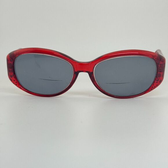 Women's Guess Sunglasses Frames Only GU7220-BU-3 Red Burgundy Animal H14219 - Picture 2 of 8